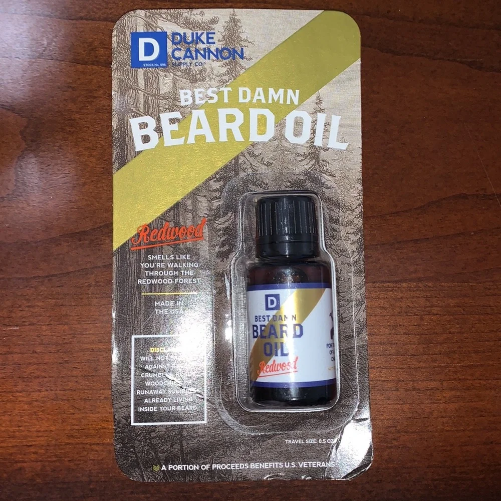 Duke Cannon Best Damn Beard Oil x2